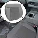 NLQR Gray Front Driver & Passenger Side Bottom & Top Lean Back Replacement Cloth Seat Covers & Foam Cushions Compatible with Ford F150 XLT F150 STX F150 FX4 2004 2005 2006 2007 2008