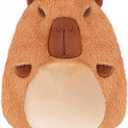 Capybara Microwavable Heating Pad for Belly, Neck & Shoulders, Heated Stuffed Animals with Moist Heat, Removable Plush Cover, Unscented Natural Fill, Adorable Surprise Present, 7.8" x 10.6", 1.2 lb