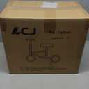 LCJ Knee Scooter Knee Walker for Adults for Foot Surgery All Terrain Leg Scooter Broken Ankle Scooter for Injured Foot with Shock Absorbing Black