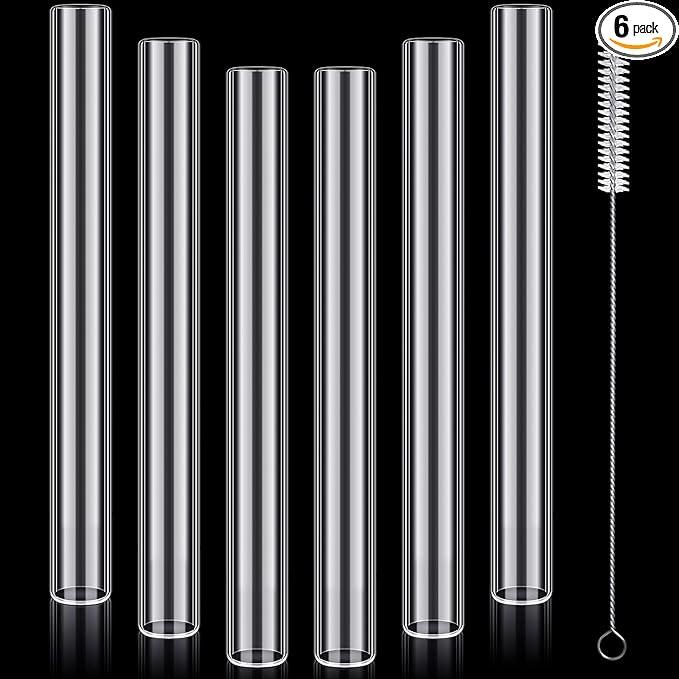 4 inches 6 Pack Borosilicate Glass Tubes,