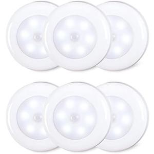Not A Complete Set. 2.8” Motion Sensor Lights Indoor AAA Battery Operated, Stick on LED Puck Light for Stairs, Under Cabinet, Closet, Cool White