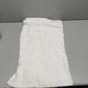 BEDELITE Flannel Pillowcases Standard Set of 2, Super Soft Fleece Pillow Case Cover with Zipper for Bedroom, Sofa, Couch,Luxury Cozy Fuzzy Velvet Pillow Shams for All Seasons(20x26 Inches, Off White)