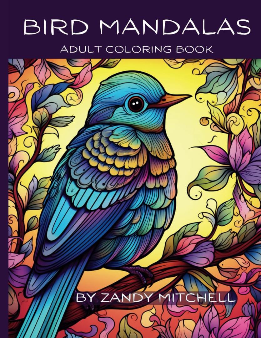 Bird Mandalas: Adult Coloring Book