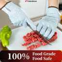 HandLove Cut Resistant Gloves, 100% Food Contact Safe, CE Level 5 Premium Protective Cutting Gloves (Small, Green)