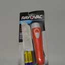 Rayovac Handheld LED Flashlight, 50 Lumen, General Purpose Small Flashlight, Batteries Included