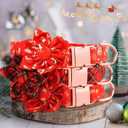 Beirui Cute Christmas Dog Collar with Removable Flower,Soft & Comfy Fall Dog Collar with Durable Metal Buckle,Holiday Girl Dog Collars for Small Medium Large Dogs(Plaid,L)