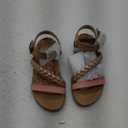 Blowfish Malibu Girls Mylo-T (Toddler/Little Kids) Flat Sandal, Rosegold/Cashew/Pink, 9