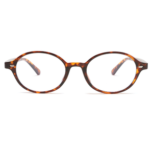 FEISEDY Vintage Oval Blue Light Glasses for Women Men Stylish Lightweight 90s Eyeglasses Fake Nerd Y2k Eyewear Frame B0242