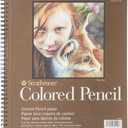 Strathmore Colored Pencil Spiral Paper Pad 9"X12"-30 Sheets -62477900, White