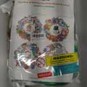 Winlyn 12 Sets Christmas Craft Kits Winter Crafts DIY Holiday Wreath Ornaments Decorations Art Sets Snowmen Snowflake Festive Foam Stickers Arts and Crafts for Kids Classroom Activities Party Favors