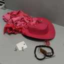 Dwieey Cowgirl Outfits for Girls Kids 6 Pcs Western Costume Accessories Cowboy Hat Fringe Vest Earring for Halloween 11-12 T XL