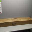 Huuger 5 Tier Bookshelf, Display Bookshelf with 10 Open Shelves and Raised Baffle, 47.2 Inch Straight Wide Bookcase with Metal Frame and Wooden Board, Adjustable Feet, Rustic Brown