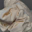 H.VERSAILTEX Stretch Velvet Sofa Covers for 3 Cushion Couch Covers Protector Soft with Non Slip Elastic Bottom, Crafted from Thick Comfy Rich Velour (Large Sofa 90"-97", Cream)