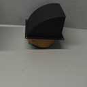 4 Inch Dryer Vent Cover Outside, HG Power Metal Exterior Vent Cover with Removable Screen & Cushioned Non-Return Flap, Air Wall Vent for House, Range Hood, AC, Opening Diameter: 3.81" Black