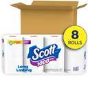 Scott 1000 Sheets Per Roll, 8 Toilet Paper Rolls, Bath Tissue, 8 Count