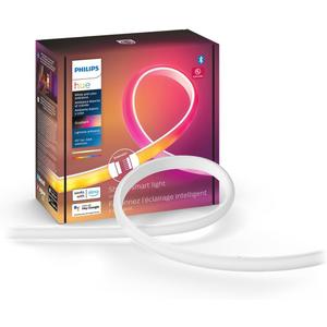 Philips Hue Indoor 3-Foot Smart LED Light Strip Extension - Flowing Multicolor Effect - Requires Base Kit - 1 Pack - Control with Hue App - Works with Alexa, Google Assistant and Apple HomeKit