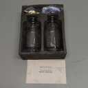 Molimoli - Premium Olive Oil Dispenser Bottles for Kitchen with Pourer - Oil and Vinegar Dispenser Set, Glass Dispenser for Kitchen, Dispenser Bottle of 350ml - Set of 2 (Gold)