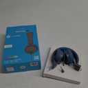 JLab JBuddies Studio On-Ear Kids Wired Headphones, Toddler Headphones, Kid Safe, Studio Volume Safe, Volume Limiter, Folding, Adjustable, Noise Isolation, with Mic (Graphite/Blue)