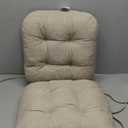 Chair Cushions, Memory Foam Dining Chair Cushions, Tufted Indoor Chair Pads, Set of 4, 16.5' x 16.5' x 3.5', Beige