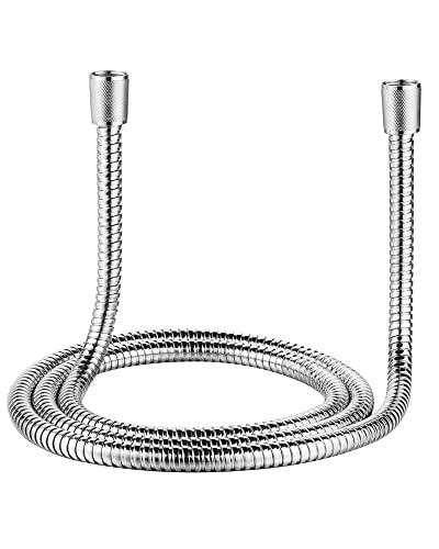 Singing Rain 71 inches Kinkless Chromed Flexible Stainless Steel Shower Hose (Extra Long) - Replacement for Handheld Showerhead Hose