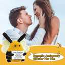 IncreDecor Positive Crochet Animals Bee Decor Easter Basket Essentials Cute Stuff Mothers Day Gifts for Mom Grandma Best Friends Teacher Coworker