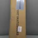 Caster Board Skateboard, Compact and Lightweight Caster Board Deluxe Junior Caster Board with Illuminating Wheels and 360 Degree Casters for More Excitement and Fun for Adults, 29.1"*7.4" (Yellow)