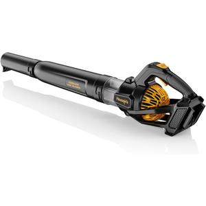 600 CFM Cordless Leaf Blower Compatible with DEWALT 20V MAX Battery (Tool Only), 150 MPH Ultra Lightweight Battery Powered Leaf Blowers, 3-Speed Turbo Handheld Blower for Lawn Yard Patio Driveway Snow (Yellow)