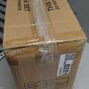 Storage Bins with Lids, 9 Pack Plastic Storage Containers with Magnetic Door, 19 Qt Stackable Clear Storage Box for Home, Office Organizing