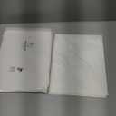 Gueevin 2 Pads 100 Sheets 8.5 x 11 Inch Transparent Sticky Notes, Extra Large Clear Self Sticky Notes, Waterproof Jumbo Translucent Paper, Office Supply