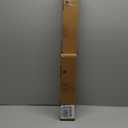 Ivilon Drapery Treatment Window Curtain Rod - Square Design 1 1/8 Rod. 28 to 48 Inch. Black