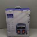 KINGJOY Foot Massager with Heat for Neuropathy, [2026 Upgraded], Deep Kneading Shiatsu Foot Massager for Plantar Fasciitis, Fits Up to Men Size 14, Gifts for Women Mom Men Dad Seniors (Gray)