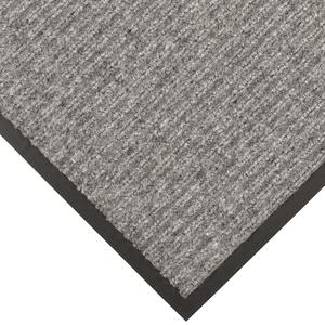 Notrax Heritage Rib™ Commercial Indoor Door Mat Office Rugs – 3' x 10' Gray Front Door Mat with Double Rib 22oz Yarn, Non-Slip Vinyl Backing – Durable Entryway Rug Made in The USA – 117S0310GY