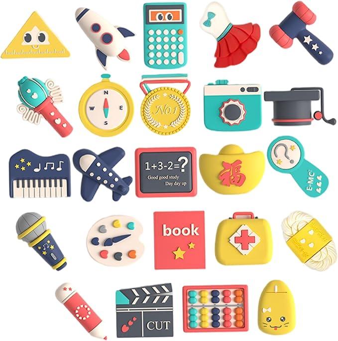 20Pcs Doljabi Set Safe Zhuazhou Set Items Birthday Presents Cartoon 1st Birthday Traditional Doljanchi Baby Toys Korean Ceremony, Girl Korean Decorations Party Games Baby Present