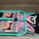 Roxy Folding Beach Wagon Cart Heavy-Duty Collapsible Utility Wagon with All-Terrain Wheels, Large Storage Capacity, and Adjustable Handle Ideal for Beach, Camping, and Outdoor Adventures