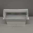 Wall Vent Cap for Microwave & Range Exhaust Vent Hood, 3-1/4" x 10" Exhaust Vent, White, for Kitchen Bathroom RV Exterior Duct Ventilation
