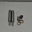 10L0L Golf Cart Spindle Assembly Repair Kit fit EZGO RXV 2008-UP & EZGO TXT/PDS 2001-UP, Include Spindle Bushings, King Pin Tubes,Claw Copper Sleeves and Washers,OEM# 70745-G01,614034,70648-G01