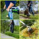 RANSOTO AH1531 Trimmer Head Replacement Rapid Reload Plus (Anti-Clockwise) Compatible with EGO Power+ STA1500 BC3800E ST1530 ST1530E ST1534 MST1501 MHC1502 15'' String Trimmer (3 Packs)