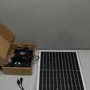 5.5" Solar Dual Fan Kit, IP67 Waterproofed Solar Powered Fan for Intake or Exhaust Air, Ventilation & Cooling