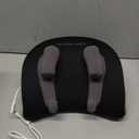 Shiatsu Neck Massager with Heat, Cordless Portable Cervical Traction Device with 10-Minute Timer for Full Body Muscle Pain Relief, Electric Deep Tissue Kneading Massage Pillow(Black)