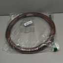 ZYHW Car Steering Wheel Cover Universal 15 inch Auto Antislip Leather Protector Flower Grain Brown