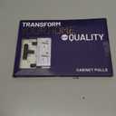 Ravinte 2'' Cabinet Handles Stainless Steel Matte Black Kitchen Cabinet Hardware Handles of Kitchen Cupboard Handles 10 Pack