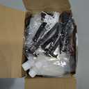 Christmas Inflatables Outdoor Decorations 5 FT Set of 2 Inflatable Santa and Snowman, Built in with Bright LED Light & Rotating LEDs Funny Small Xmas Blow Up Yard Decoration Indoor Lawn Garden