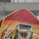 Pop N Fun Bluey Pop-Up Tent, Multicolor Easy Storage Pop Up Play Tent with Roll-Up Door & Peep Window, Indoor/Outdoor Toddler Playhouse for Ages 2+