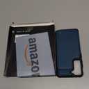 Vinich for Samsung Galaxy S21 FE Wallet Case with Card Holder, RFID Blocking Credit Slots Kickstand Shockproof Phone Cover Fit for Galaxy S21 FE 6.4" Blue