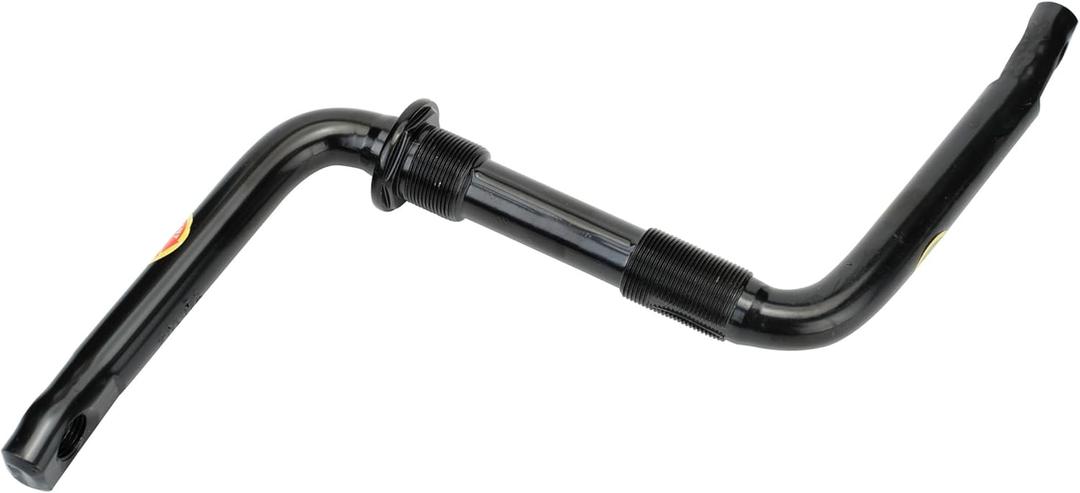 RoyalBaby One Piece Crankarm, Universal Crank Kit for 12-20 Inch Bike, Including Freestyle and Stargirl Bicycles (Black)