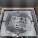 Farmhouse Caged Ceiling Fans with Lights and Remote Control,Rustic Black Chandelier Fan with Deer Design Square,Flush Mount Low Profile Fandelier for Bedroom,Dining Living Room,Foyer (D22.2 inch), Black