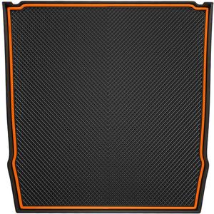 Auovo Dashboard Mats for Subaru Forester Accessories 2019-2024/ Crosstrek 2018-2023 / Impreza 2018-2023 Car Interior Silicone Material Dash Pad Liner (Upgrade,1 pcs Orange Trim Dashboard Mat)