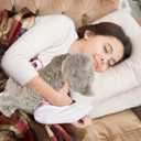 19 inch 3 Lbs Cat Weighted Stuffed Animals, Realistic Weighted Cat Stuffed Animal, Sensory Comfort Plush Throw Pillow, Soft Kawaii Stuffed Kitty Plush Toy Gift for Adults Kids Youth