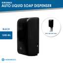 Automatic Hand Sanitizer/Soap Dispenser Touchless Electronic Motion Sensor Release for Gel & Liquid Solutions + Anti-Drip Catcher Tray & Large Capacity Refillable Tank of 1200ML/40OZ 16x13.3x30 CM