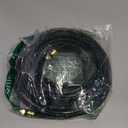 RG6 Coaxial Cable, Coax Cable Cord with Gold F-Type Connector, High Speed Internet, Digital TV Aerial for HDTV, Satellite, Antenna, Modem with Extender- 20ft (Black)